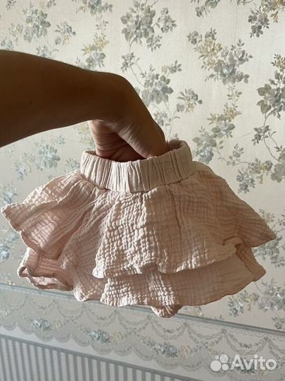 Муслиновые юбки 6-12 месяцев