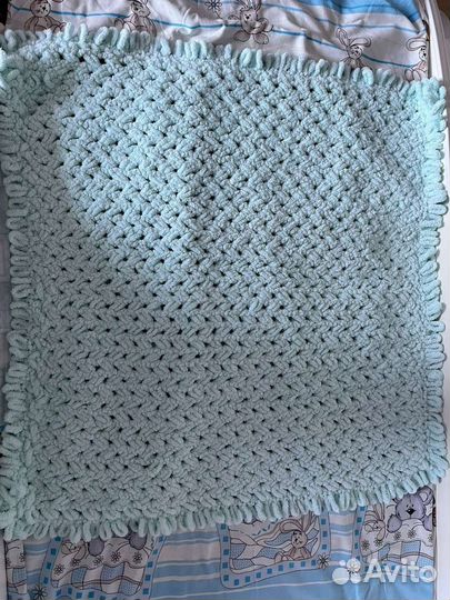 Детский плед плюшевый