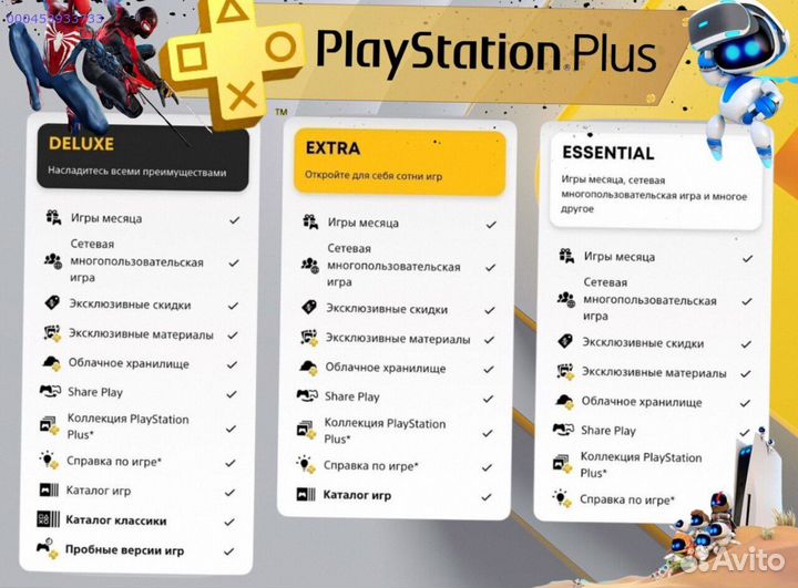 Подписка ps plus турция delux на ps5 ps4 (Арт.83178)