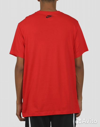 Nike NSW distorted TEE Футболка красная