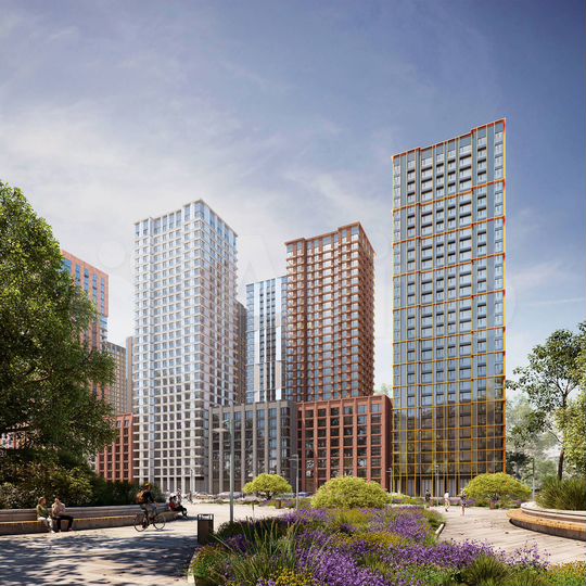 2-к. апартаменты, 54,4 м², 14/29 эт.