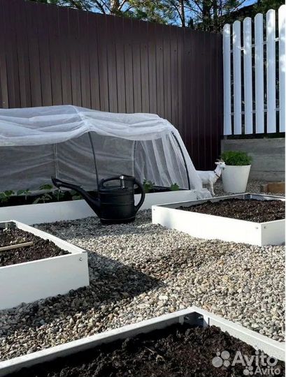 Металлические грядки Лето-8, цинк