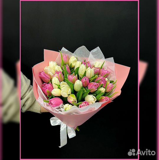 Цветы с доставкой пионы, тюльпаны, розы