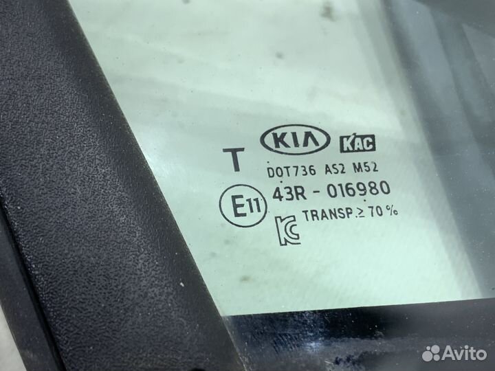 Форточка передней правой двери KIA K5 DL3