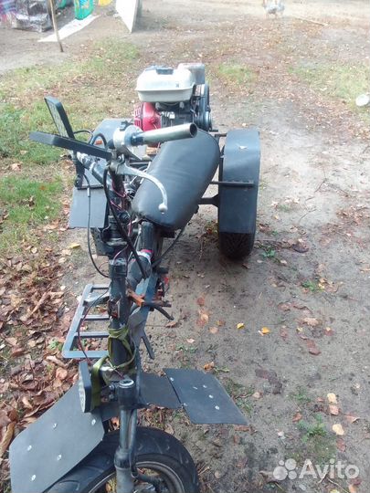 Самодельный мотоблок, трактор