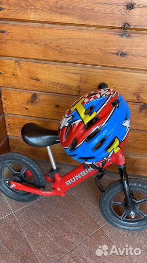 Шлем детский и беговел