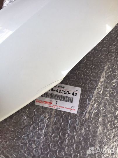 Накладка зеркала оригинал для Toyota rav 4 с 2018