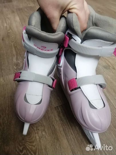 Коньки раздвижные 33-36р