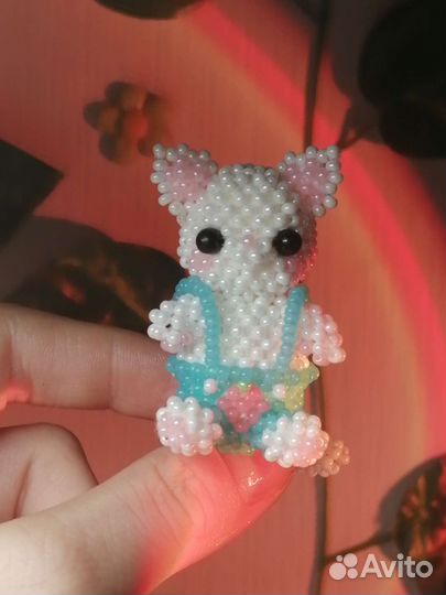 Котик из бисера