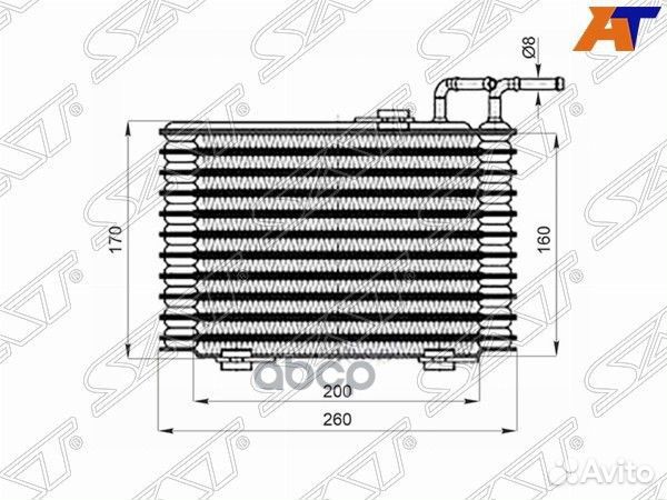 Радиатор охлаждения CVT mitsubishi outlander 12
