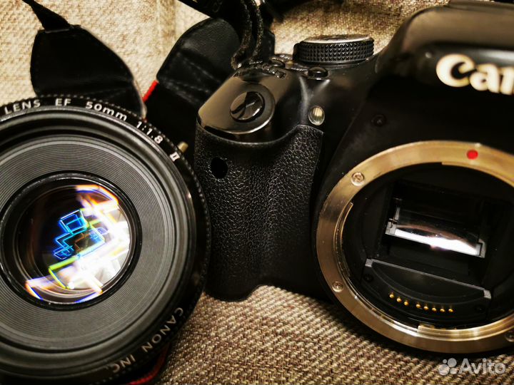 Canon 600d + 2 объектива 50mm 1.8 и kit