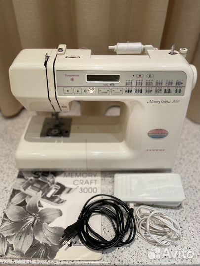 Швейная машина Janome Memory Craft 3000 (Япония)