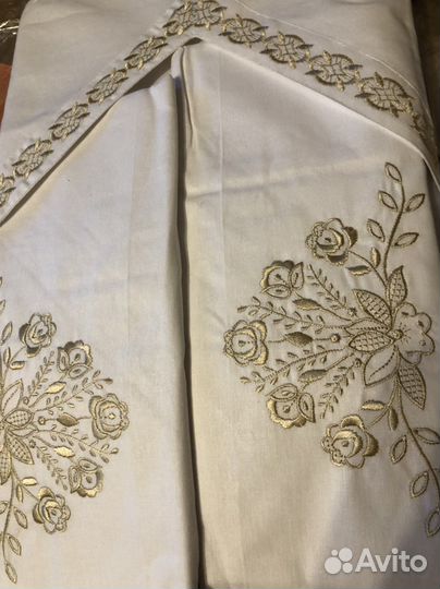 Кпб СССР новые, лен и хб с вышивкой