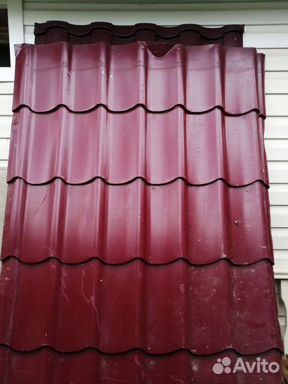 Корыто, Столбы, Доска, Металлочерепица