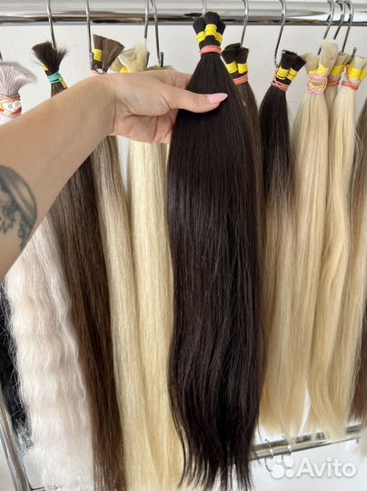 Волосы с наращиванием 60 см