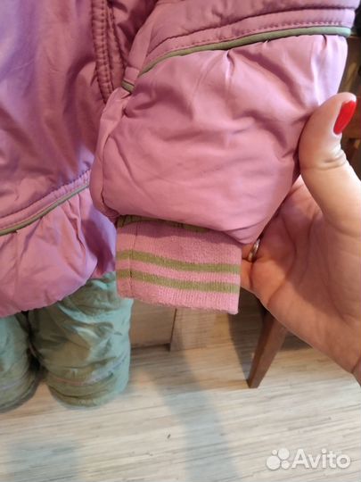 Зимняя куртка и комбинезон 80-86р