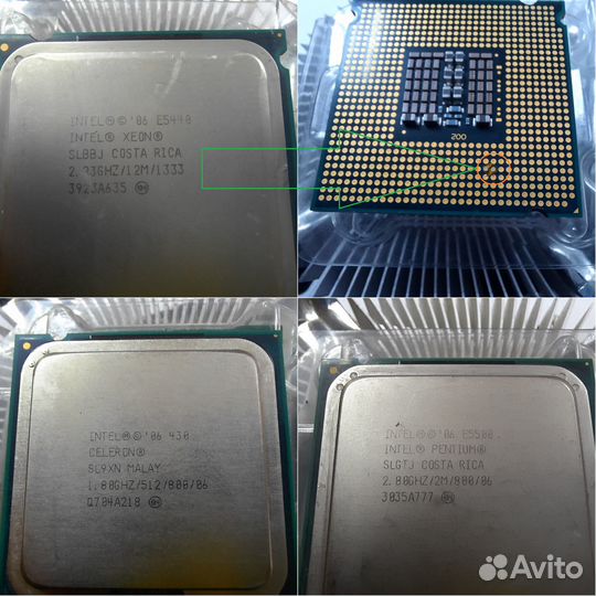 Процессоры LGA 1155 и LGA 775