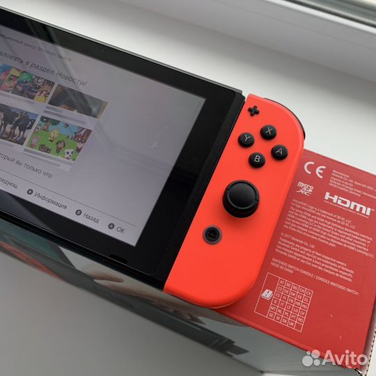 Nintendo switch 1 rev. Полный комплект