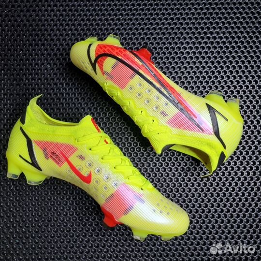 Бутсы Nike Mercurial Vapor 14 FG Салатовые