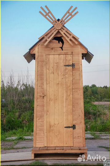 Дачный туалет с установкой DRE451