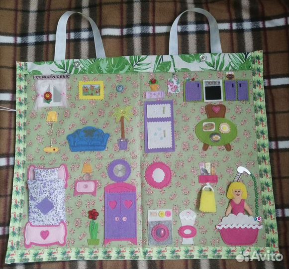 Кукольный домик-сумочка