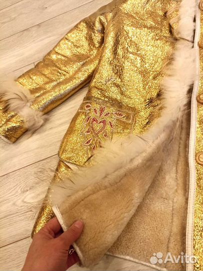 Дубленка для девочки 134