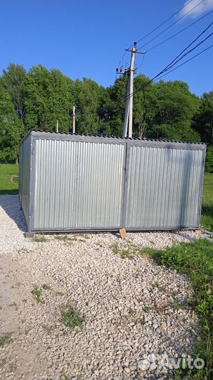 Гараж / Хозблок из волнового профиля