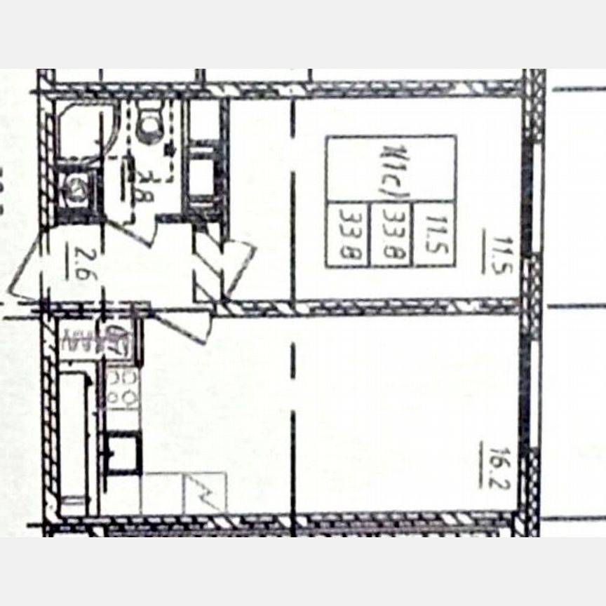 1-к. квартира, 33,8 м², 3/25 эт.