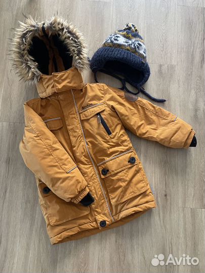 Зимняя куртка premont 116-122 + шапка totti