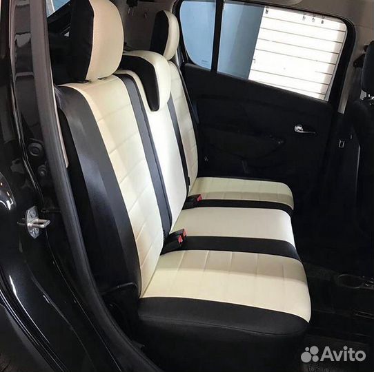 Чехлы из экокожи на Renault Sandero stepway 2