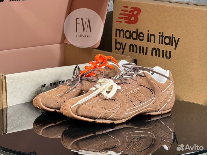 Кроссовки New Balance X Miu Miu 530 SL Brown