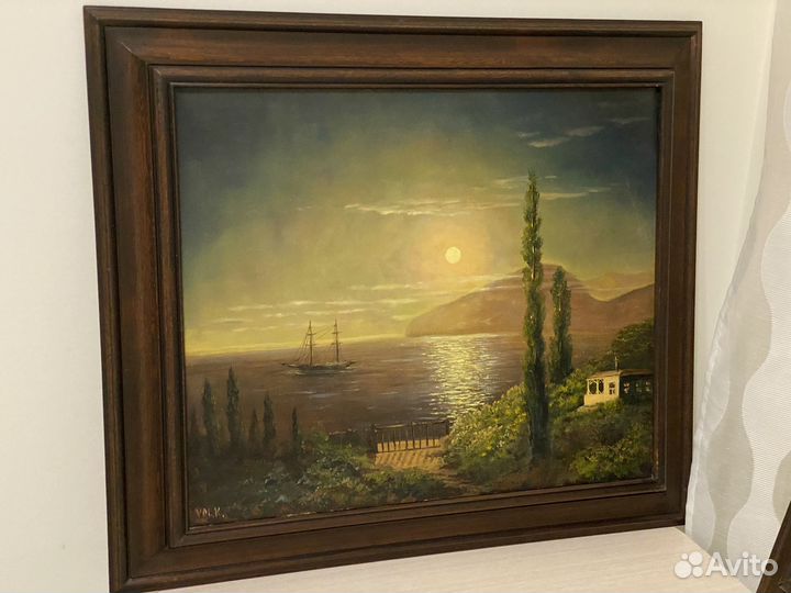 Бухта картина маслом на холсте