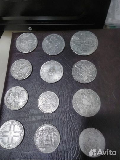 Царские рубли, копии серебренных монет