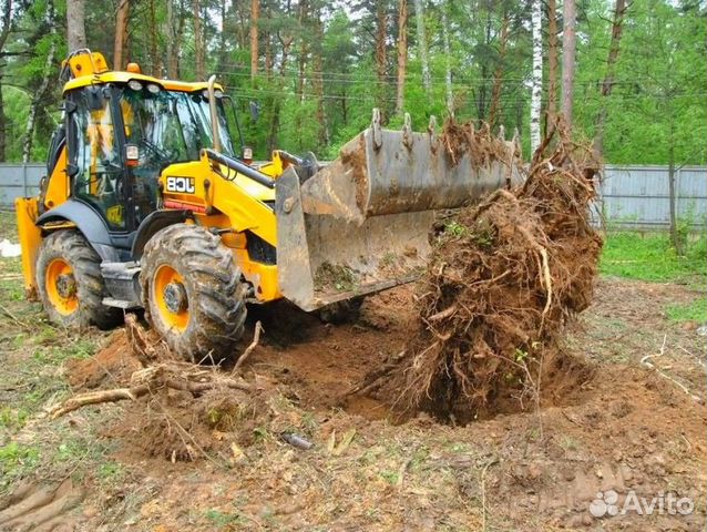 Выкорчевывание пней домкратом