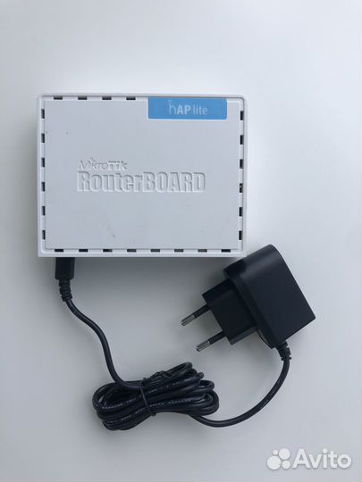 Wi-Fi роутер Mikrotik hAP lite White