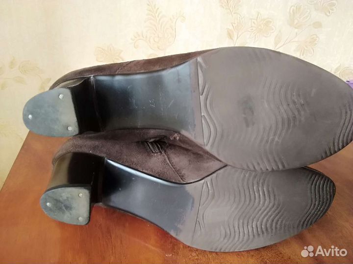 Сапоги замша р. 37