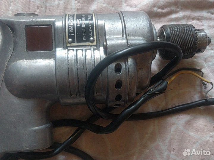 Винтажный инструмент. Дрель, диск