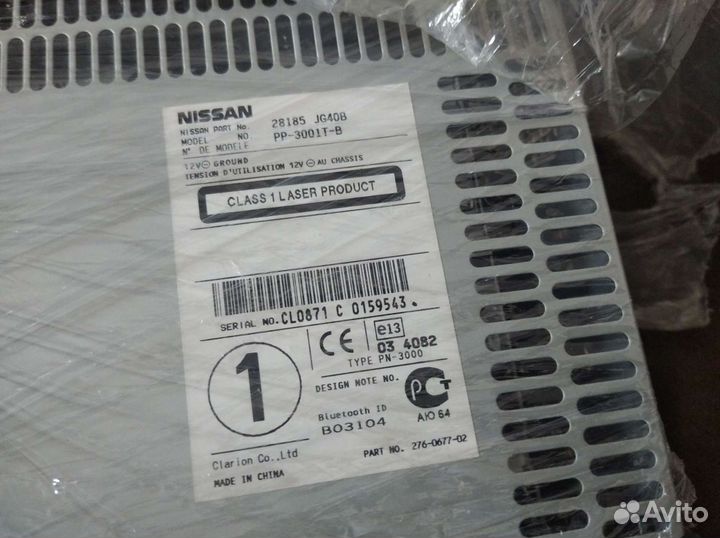 Штатная магнитола Nissan