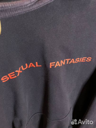 Худи Vetements My Sexual Fantasies оверсайз шоурум