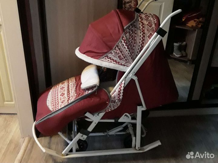 Детские санки коляска бу