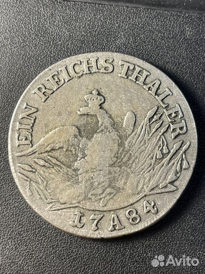 Пруссия 1 талер 1784 (рейхсталер )