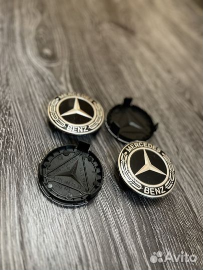 Заглушки колпачки на литой диск mercedes