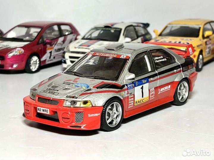Модель автомобиля Mitsubishi Lancer 7 rally 1:43