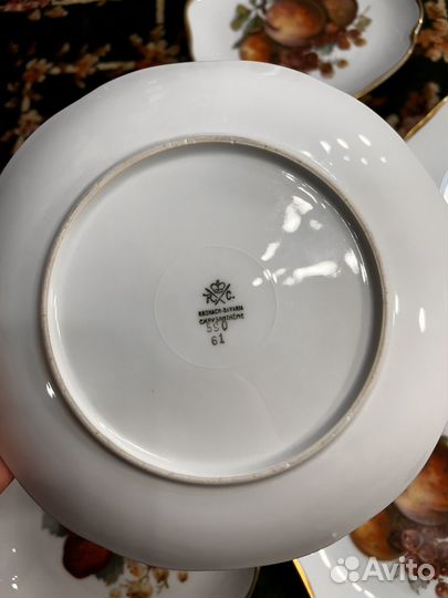 Тарелки гдр фруктовые