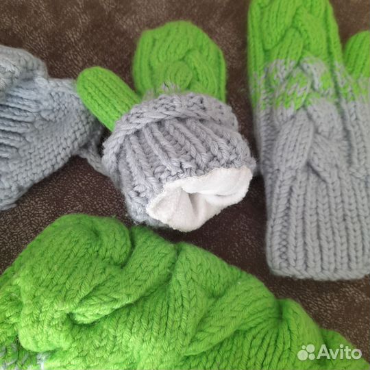 Комплект шапка и снуд для девочки на 2-4 года