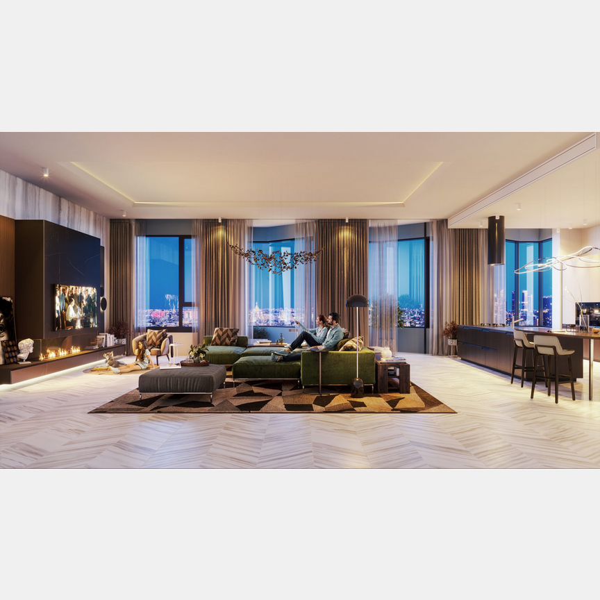 2-к. квартира, 72,3 м², 44/47 эт.