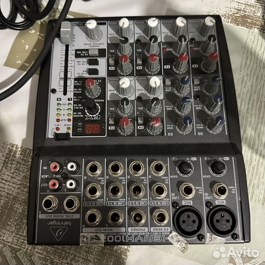 Микшерный пульт behringer 1002fx и arthur forty