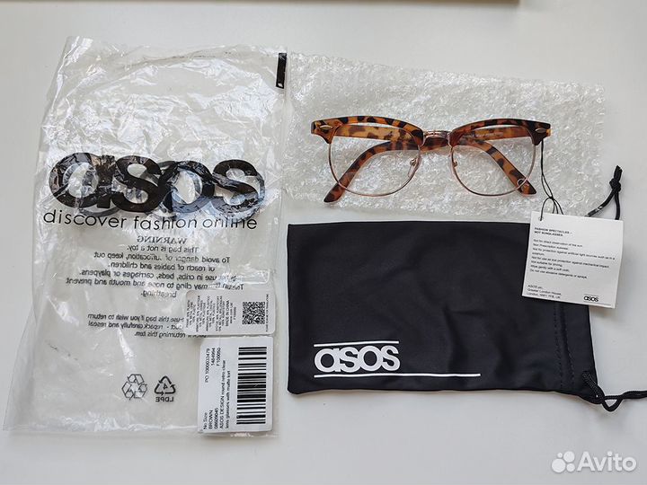 ASOS. Оправа для очков, очки-нулевки. Новые