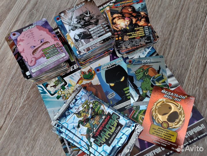 Карточки черепашки ниндзя