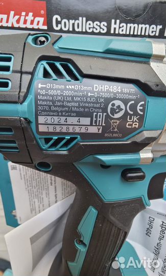 Makita DHP484Z LXT аккумуляторный ударный шурупове